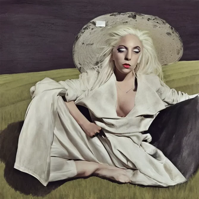 Lady Gaga in the style of Andrew Wyeth     41